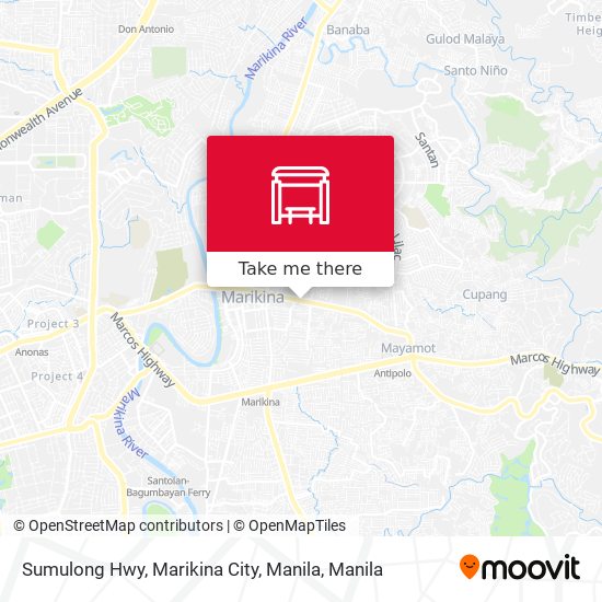 Sumulong Hwy, Marikina City, Manila map