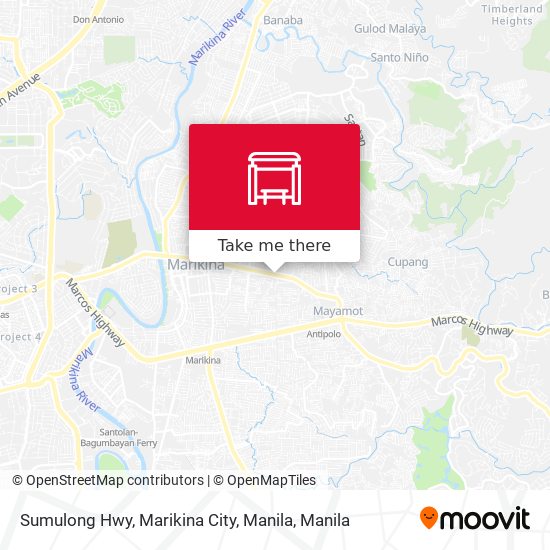 Sumulong Hwy, Marikina City, Manila map