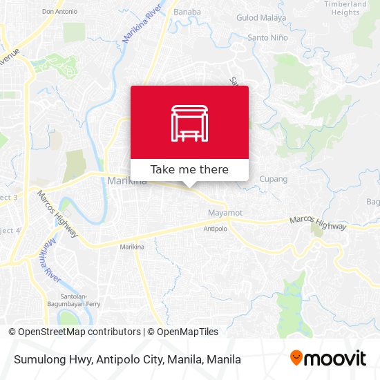 Sumulong Hwy, Antipolo City, Manila map