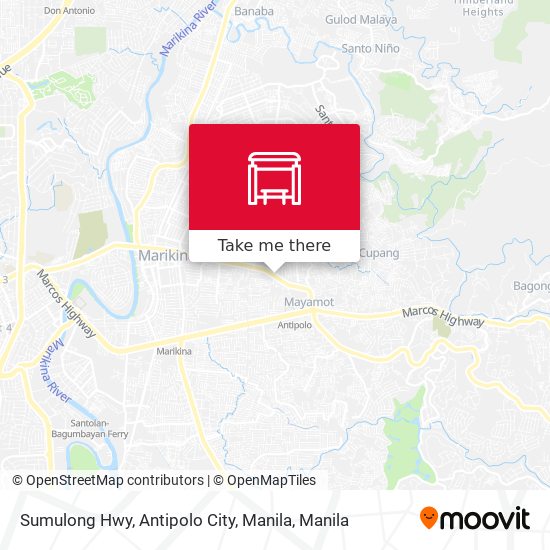 Sumulong Hwy, Antipolo City, Manila map