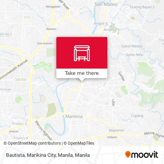 Bautista, Marikina City, Manila map