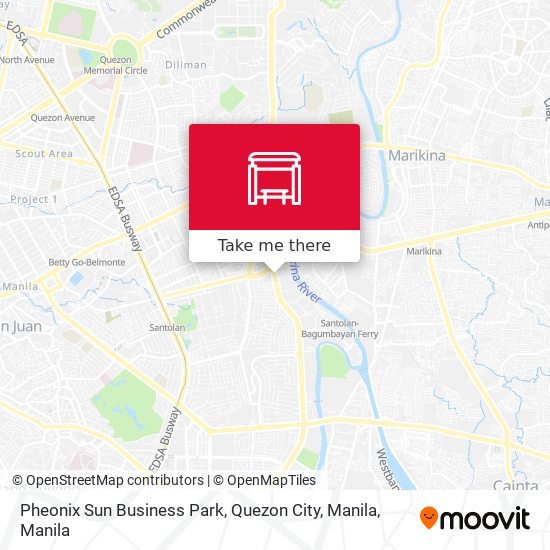 Pheonix Sun Business Park, Quezon City, Manila map