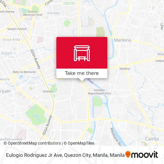 Eulogio Rodriguez Jr Ave, Quezon City, Manila map