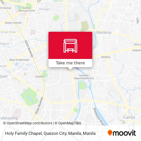 Holy Family Chapel, Quezon City, Manila map