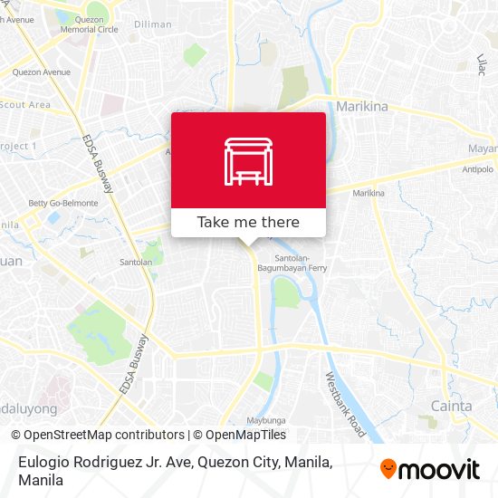 Eulogio Rodriguez Jr. Ave, Quezon City, Manila map