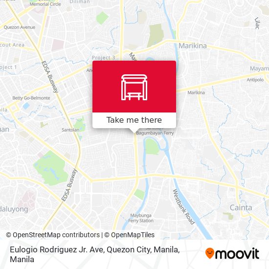 Eulogio Rodriguez Jr. Ave, Quezon City, Manila map