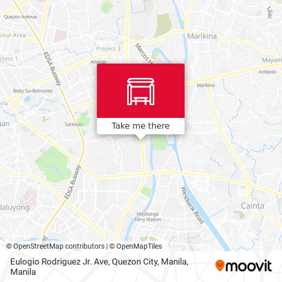 Eulogio Rodriguez Jr. Ave, Quezon City, Manila map