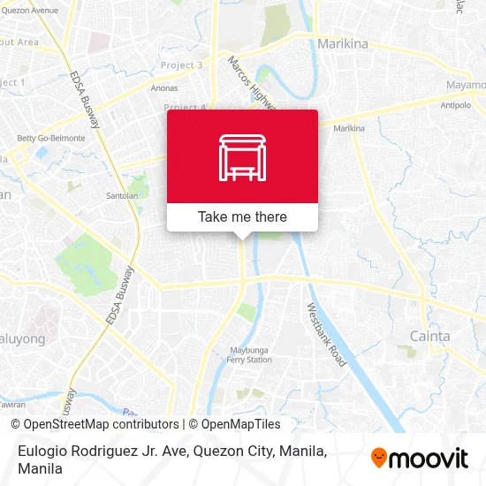 Eulogio Rodriguez Jr. Ave, Quezon City, Manila map