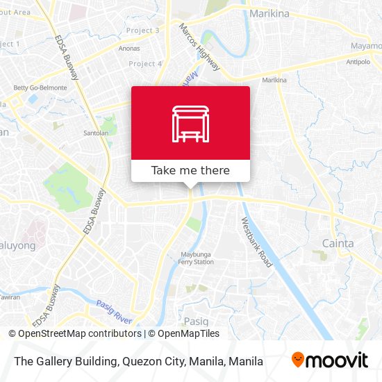 The Gallery Building, Quezon City, Manila map