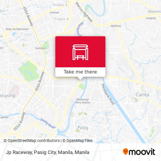 Jp Raceway, Pasig City, Manila map