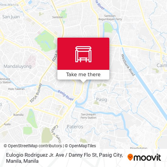 Eulogio Rodriguez Jr. Ave / Danny Flo St, Pasig City, Manila map