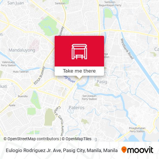 Eulogio Rodriguez Jr. Ave, Pasig City, Manila map