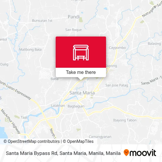 Santa Maria Bypass Rd, Santa Maria, Manila map