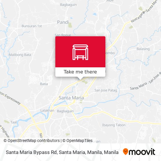 Santa Maria Bypass Rd, Santa Maria, Manila map