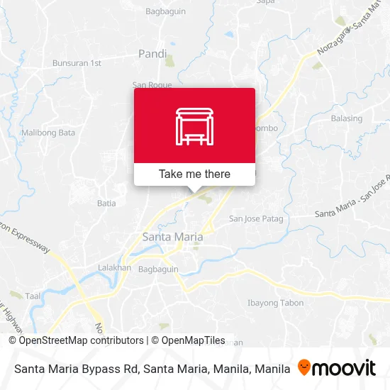 Santa Maria Bypass Rd, Santa Maria, Manila map