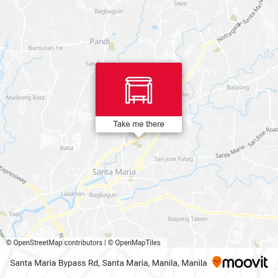 Santa Maria Bypass Rd, Santa Maria, Manila map