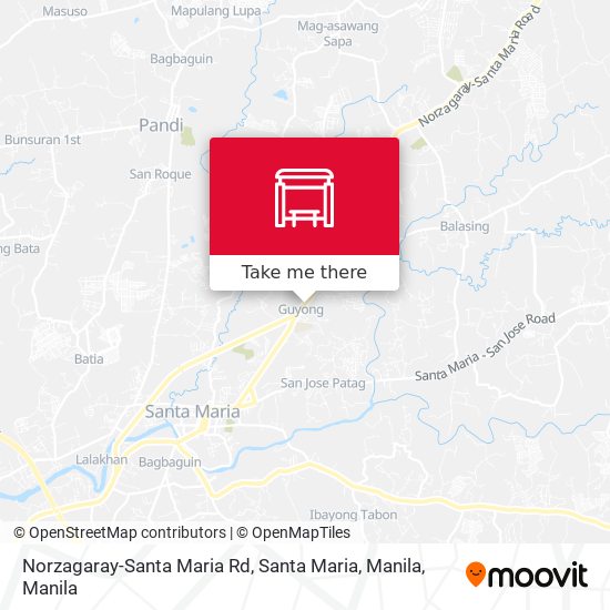 Norzagaray-Santa Maria Rd, Santa Maria, Manila map