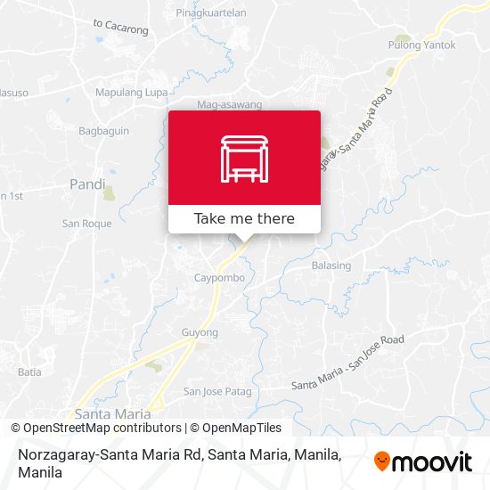 Norzagaray-Santa Maria Rd, Santa Maria, Manila map