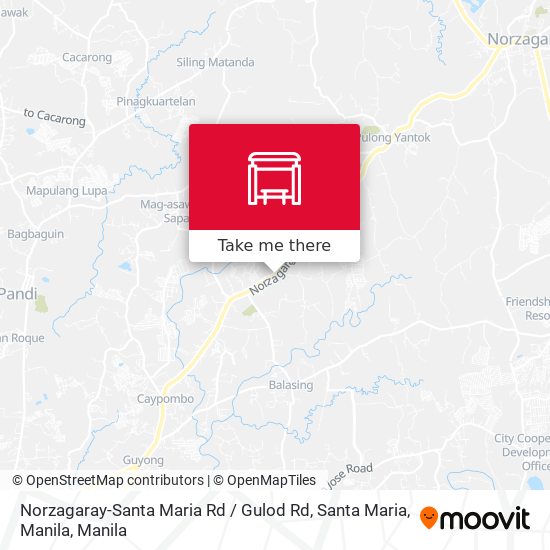 Norzagaray-Santa Maria Rd / Gulod Rd, Santa Maria, Manila map