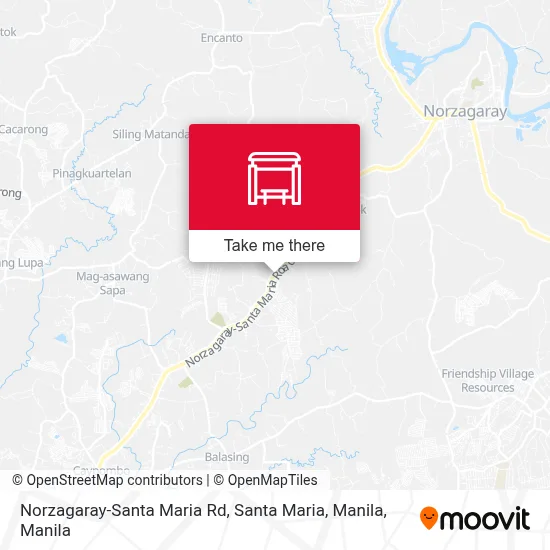 Norzagaray-Santa Maria Rd, Santa Maria, Manila map