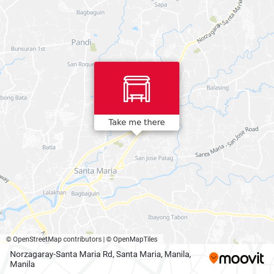 Norzagaray-Santa Maria Rd, Santa Maria, Manila map