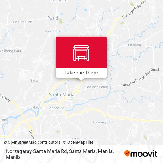 Norzagaray-Santa Maria Rd, Santa Maria, Manila map