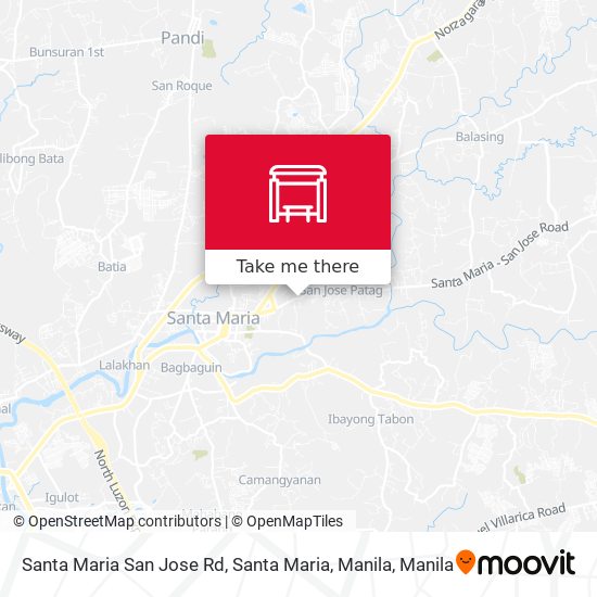 Santa Maria San Jose Rd, Santa Maria, Manila map