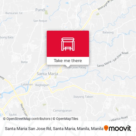 Santa Maria San Jose Rd, Santa Maria, Manila map