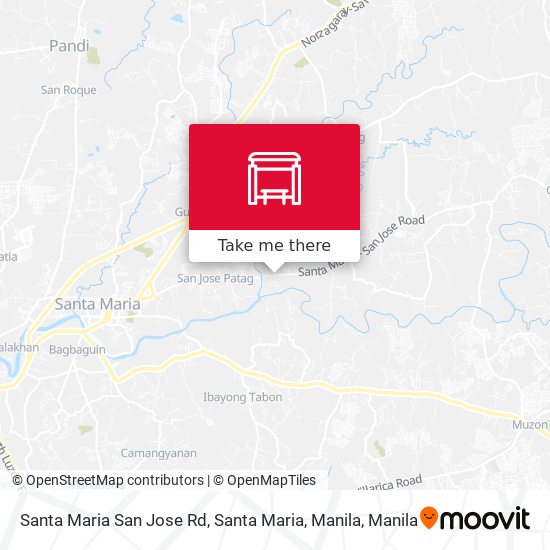 Santa Maria San Jose Rd, Santa Maria, Manila map