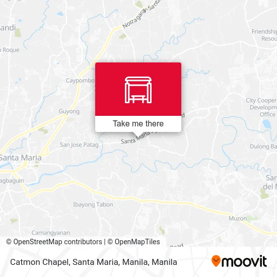 Catmon Chapel, Santa Maria, Manila map