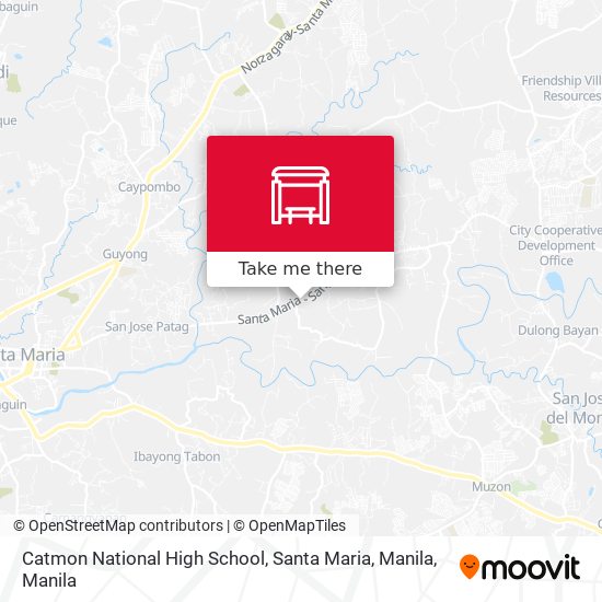 Catmon National High School, Santa Maria, Manila map