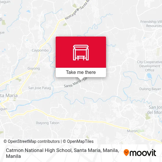 Catmon National High School, Santa Maria, Manila map
