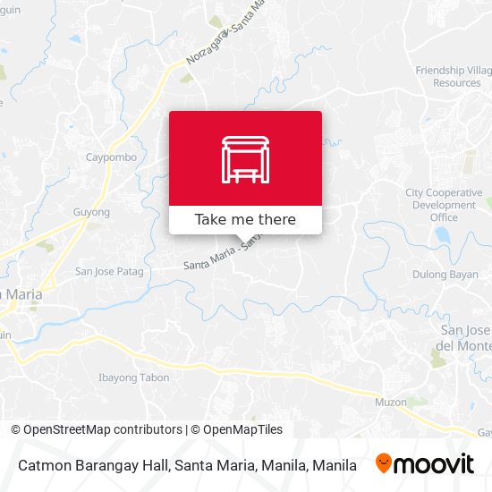 Catmon Barangay Hall, Santa Maria, Manila map
