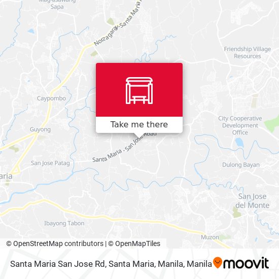 Santa Maria San Jose Rd, Santa Maria, Manila map