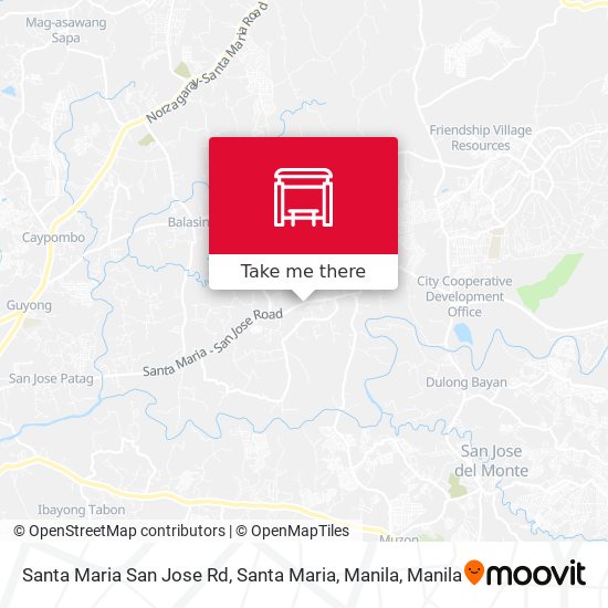 Santa Maria San Jose Rd, Santa Maria, Manila map