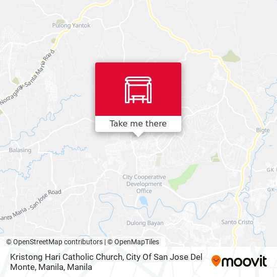Kristong Hari Catholic Church, City Of San Jose Del Monte, Manila map