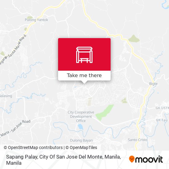 Sapang Palay, City Of San Jose Del Monte, Manila map