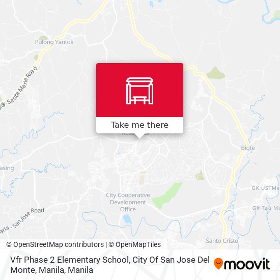 Vfr Phase 2 Elementary School, City Of San Jose Del Monte, Manila map