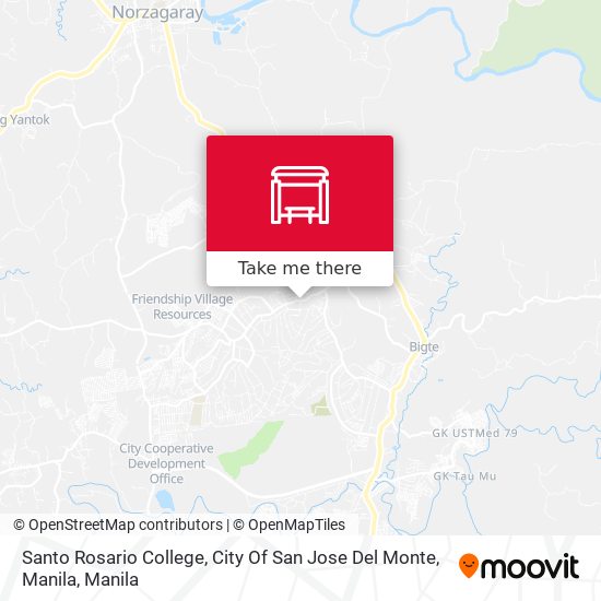 Santo Rosario College, City Of San Jose Del Monte, Manila map