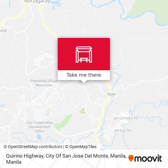 Quirino Highway, City Of San Jose Del Monte, Manila map