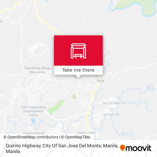 Quirino Highway, City Of San Jose Del Monte, Manila map