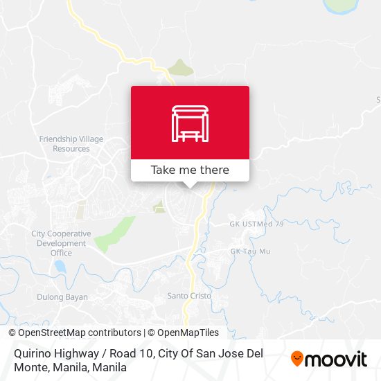 Quirino Highway / Road 10, City Of San Jose Del Monte, Manila map