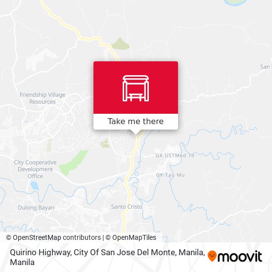 Quirino Highway, City Of San Jose Del Monte, Manila map