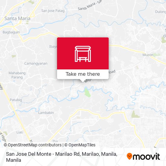 San Jose Del Monte - Marilao Rd, Marilao, Manila map