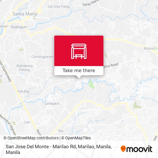 San Jose Del Monte - Marilao Rd, Marilao, Manila map