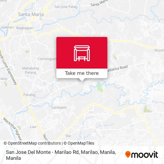 San Jose Del Monte - Marilao Rd, Marilao, Manila map