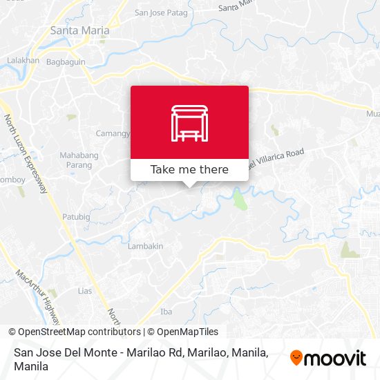 San Jose Del Monte - Marilao Rd, Marilao, Manila map