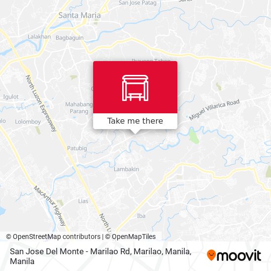 San Jose Del Monte - Marilao Rd, Marilao, Manila map