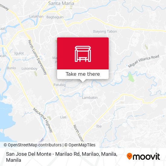 San Jose Del Monte - Marilao Rd, Marilao, Manila map