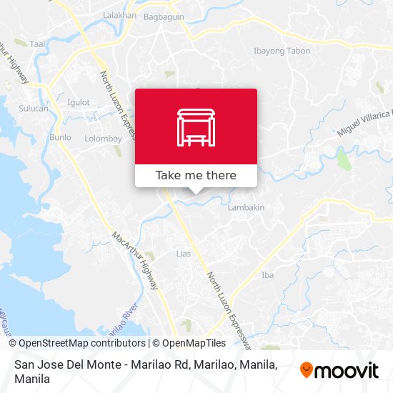 San Jose Del Monte - Marilao Rd, Marilao, Manila map